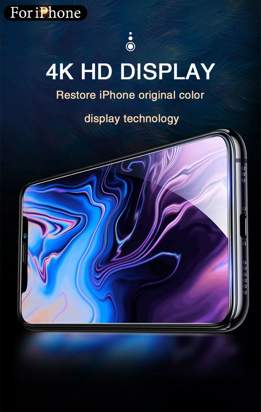 Cut Edge Luxury Tempered Glass For iPhone 17 15 14 13 12 11 16 Pro Max Screen Protector 17 Air Plus X XS XR Full Cover Film