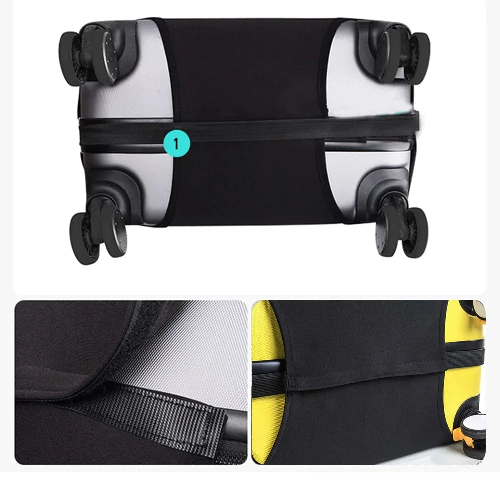Travel Essentials Suitcase Case for 18-32 Inch Walls Print Trolley Protective Covers Holiday Traveling Accessories Luggage Cover