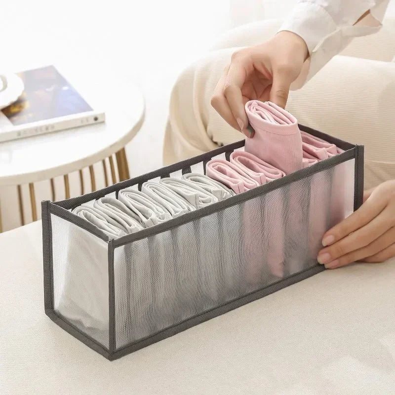 Underwear Drawer Organizer Storage Box Foldable Closet Organizers Drawer Divider Storage Boxes For Underpants Socks Bra