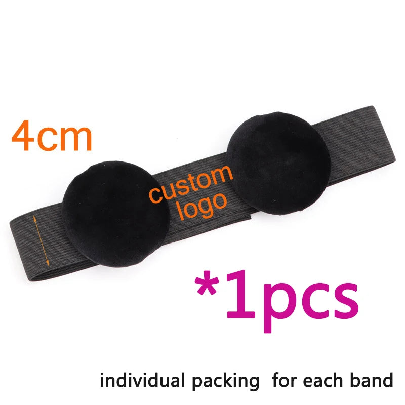 Elastic Bands For Wig With Logo Customize 1Pcs Lace Melting Band 2.5/3/3.5/4cm Wig Band For Melting Lace Lay Edges Soft Band