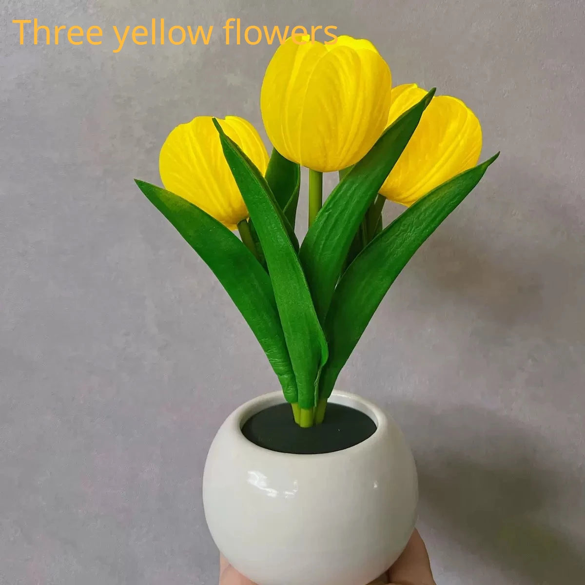 Tulip Table Lamp LED Bedside Lamp Simulation Flower Bouquet Bedroom Bedside Romantic Atmosphere Birthday Gift Home Decoration