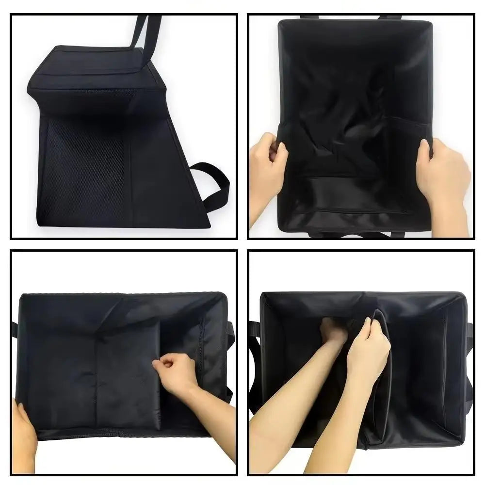 Car Storage Organizer Box Large Capacity Space-saving New Automotive Backseat Car Storage Box Outdoor Trunk Organizer