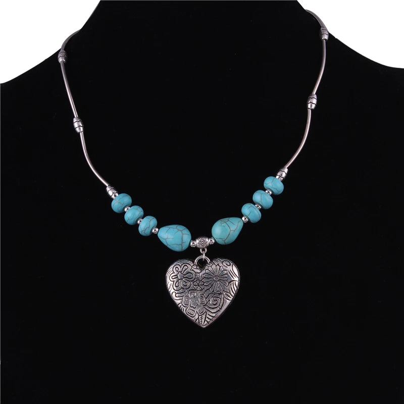 Fashion Choker Necklaces for Women Female Metal Round Vintage Statement Necklace Girls Party Holiday Jewelry Gifts
