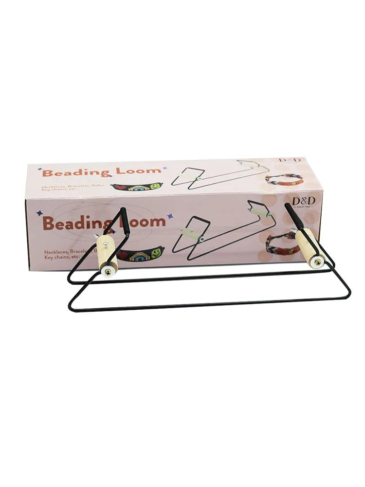DIY Wood Weaving Beading Loom Kit Bracelet Jewelry Making Tool Handmade Weaving Knitting Craft Loom