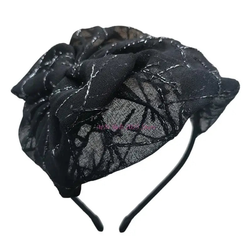 49ME Fashion Bowknot Fascinator Hat Luxurious Bows Headband With Headpiece Hair Decoration for Women and Girls