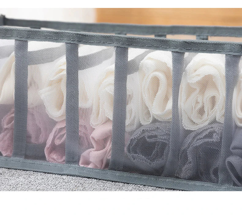 Underwear Drawer Organizer Storage Box Foldable Closet Organizers Drawer Divider Storage Boxes For Underpants Socks Bra