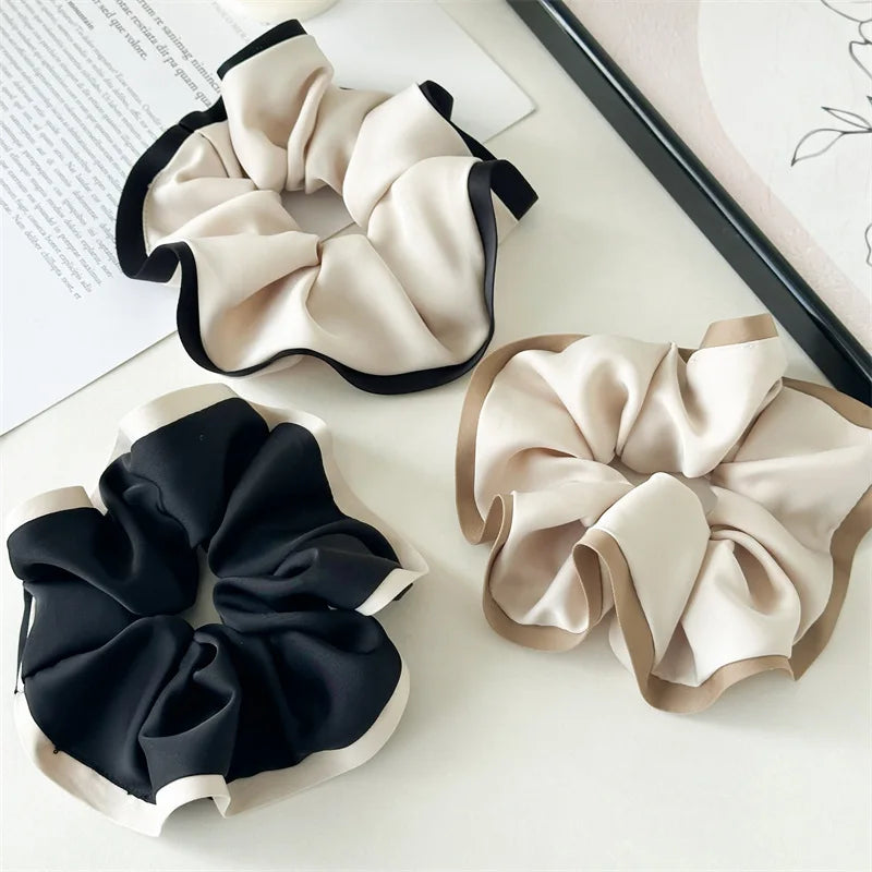 French Design Advanced Sense Hair Tie Ins-Like Satin Hair Tie For Women With Simple Temperament New Style Girl Hair Accessoires