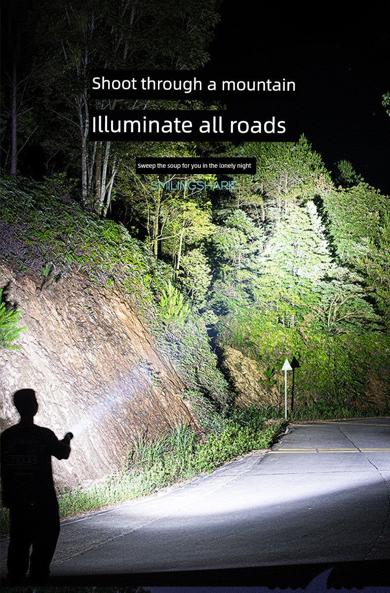 Power Torch Rechargeable Power Bank Floodspotlight Remote Outdoor Portable and Versatile Waterproof Ultra-Long Life Battery
