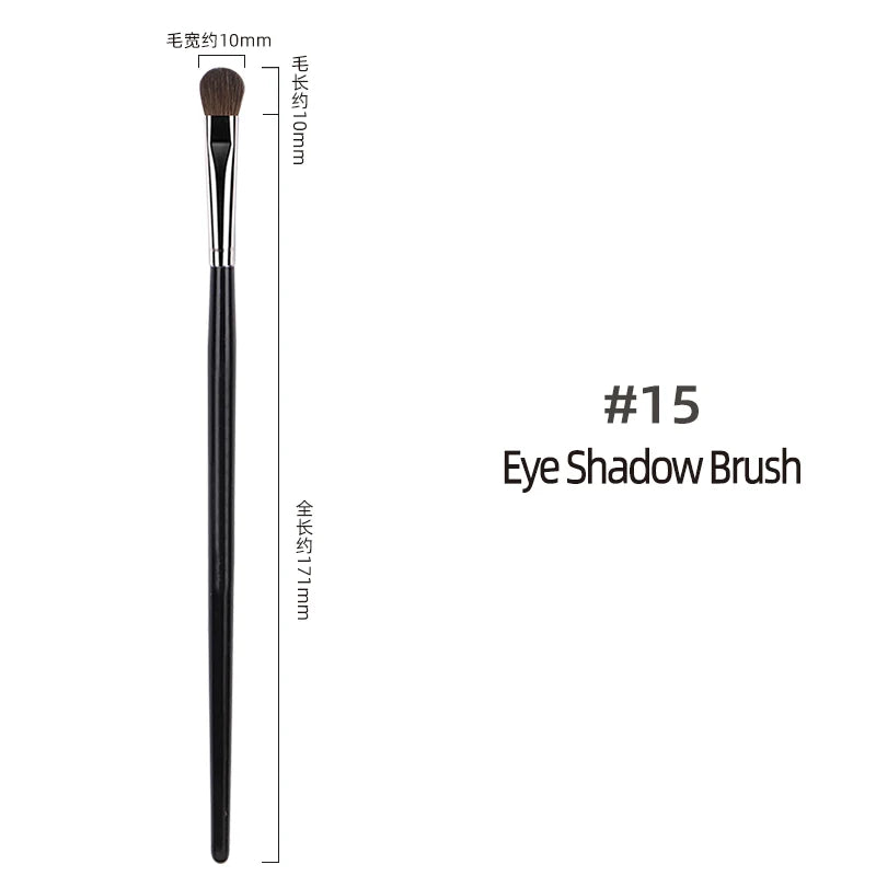 Sephora 15 Makeup Brush Round Head Eyeshadow Brush Solid Wood Professional Eye Fashion Design Makeup Brush Face Makeup Brush