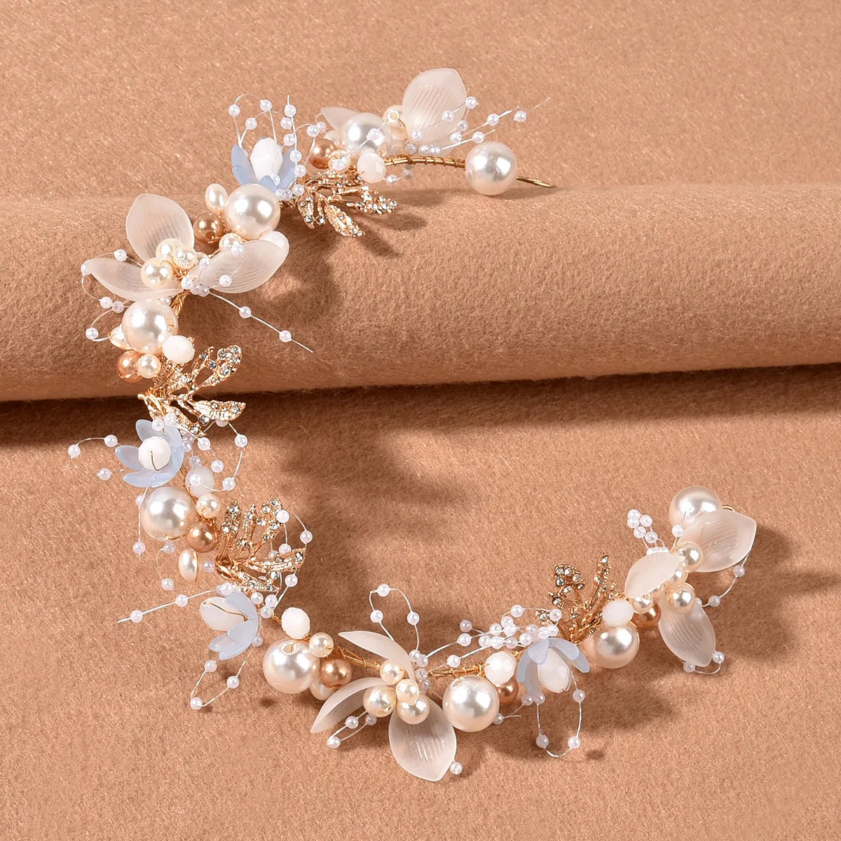 Chinese Hair Pins and Side Clips Flower Hairpins Retro headband for Women Girls Fairy rhinestones Hanfu Dress Hair Accessories