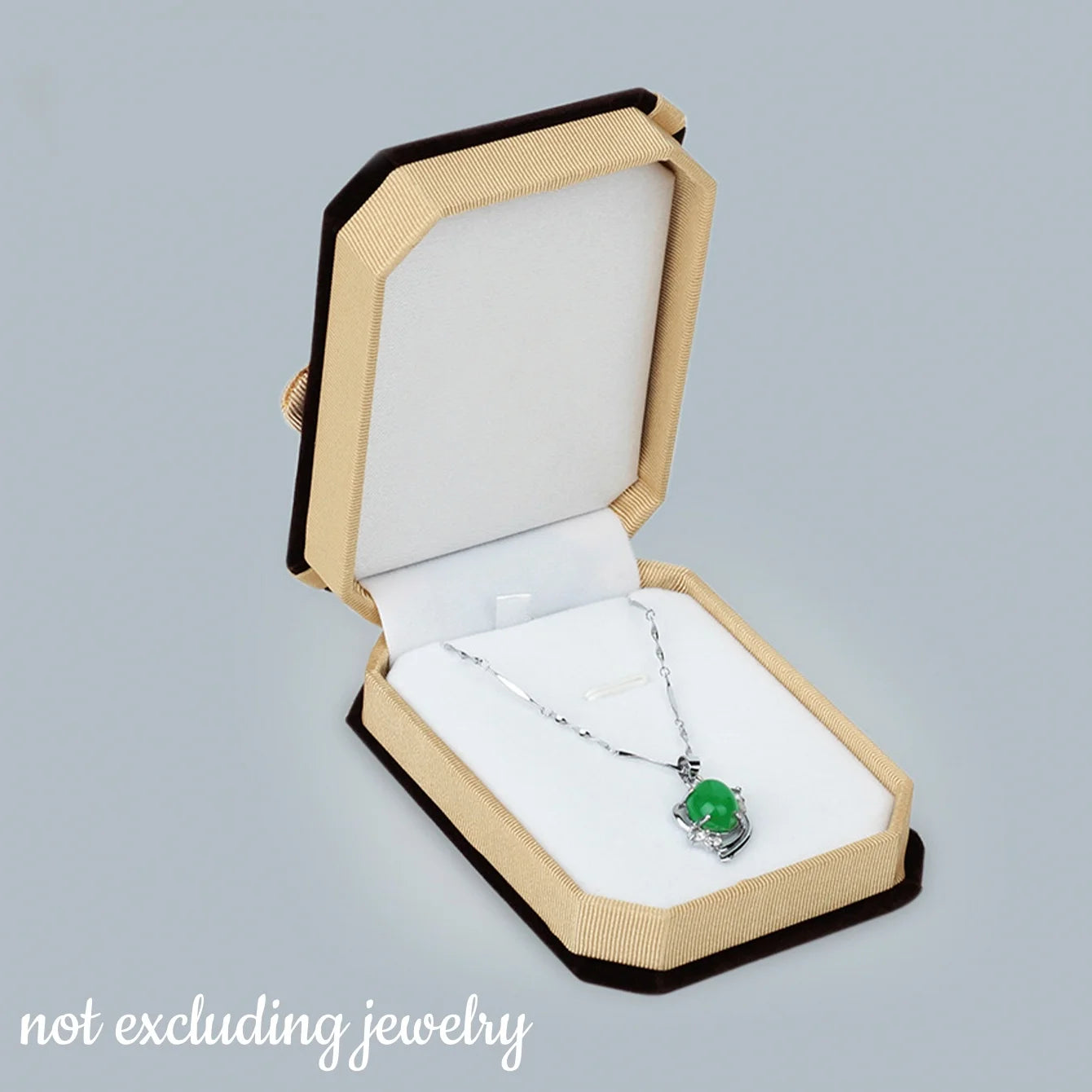 Velvet Jewelry Gift Box for Necklace Rings Pendant Bracelet Elegant Jewelry Packing Case for Festival Birthday Gifts Storage