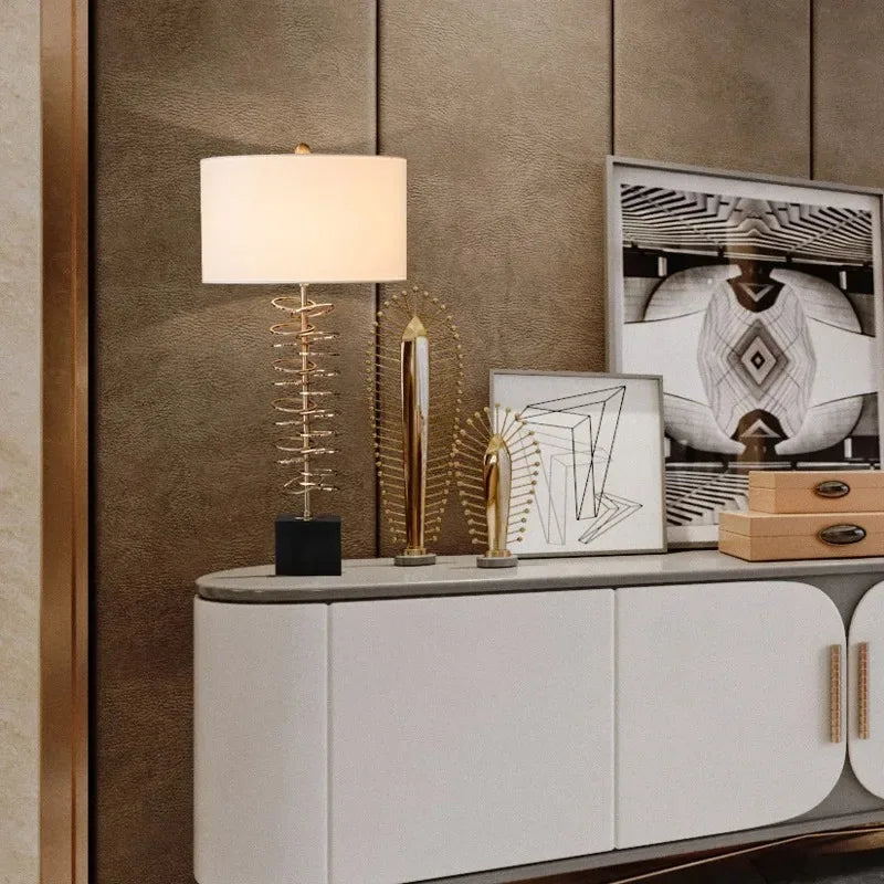 Nordic luxury table lamp Artistic Creative Post-Modern bauhaus design lamp Hotel Living Room Bedroom Bedside decor coffee table