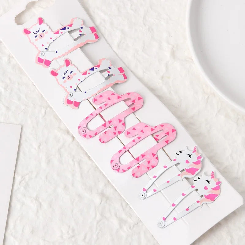 Cute Cartoon Fruit Hairpins Set Children Baby Girls Kid Kawaii Hair Clips Pin Barrettes Accessories Hairgrips Headdress Headwear