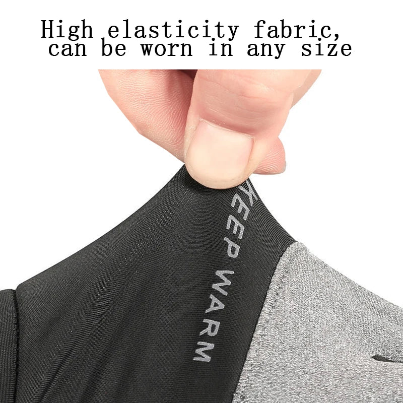 Winter Warm Gloves for Men, Waterproof, Touch Screen, Cycling, Sports, Outdoor, Fleece-Lined, Skiing, Non-Slip, Motorcycle Gloves