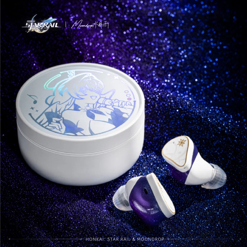 MOONDROP ROBIN Earphone Honkai Star Rail Robin's Earphones TWS Hybrid Dynamic Driver + Planar Driver ANC TWS Earphones