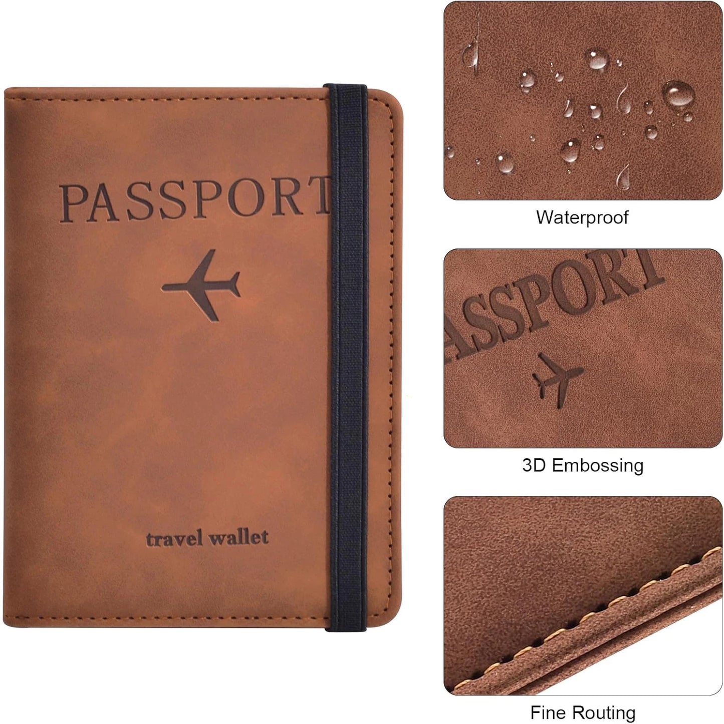 Passport Holder (Rustic and Fancy) 🌹
