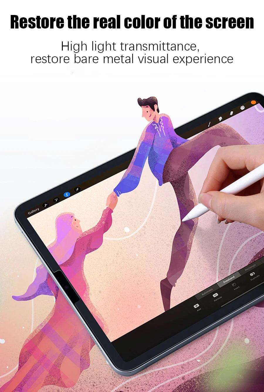 2PCS Paper Film Like For Ipad 10 10th Pro 13 M4 12.9 2025 Screen Protector For Ipad Air 11 5 4 M3 M2 A16 9th Generation Mini 6 7