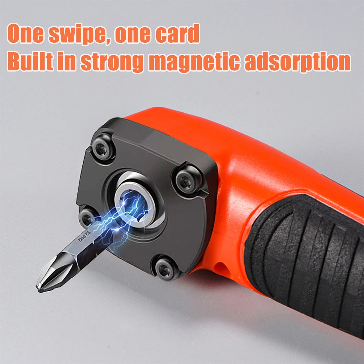 BRANDNew!✨ 1PC Multifunctional Electric Corner Screwdriver,High Torque 90 ° Right Angle✅ Screwdriver,Manual Tool,Blue and Orange🎗️💯🎗️