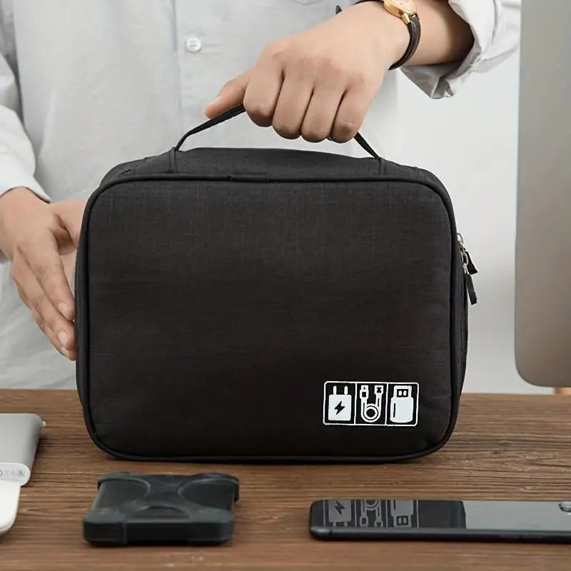 Cable Storage Bag Organizer Digital Electronic Organizer Portable USB Data Line Charger Plug Storage Bags Travel Cable Organizer
