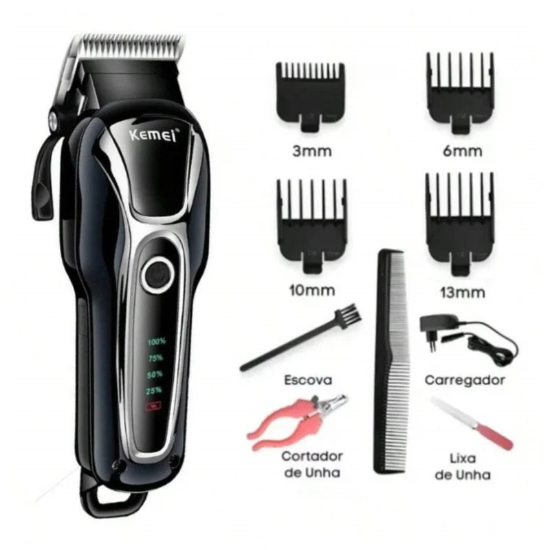 Brazil Rechargeable Professional Dog Hair Trimmer, Cat Cutter, Pet Hair Clipper