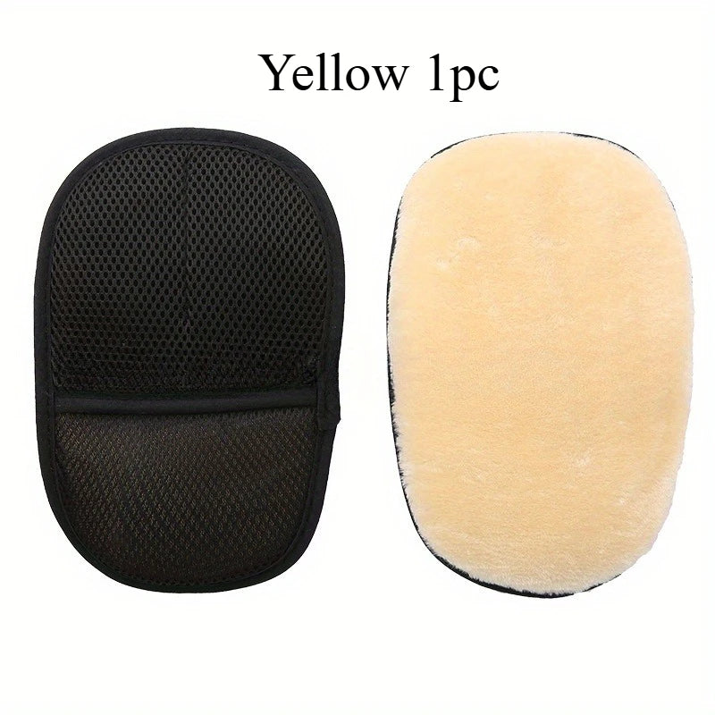 1Pc/3Pc car cleaning supplies car cleaning cloth plush car cleaning single side cleaning car gloves washing car gloves