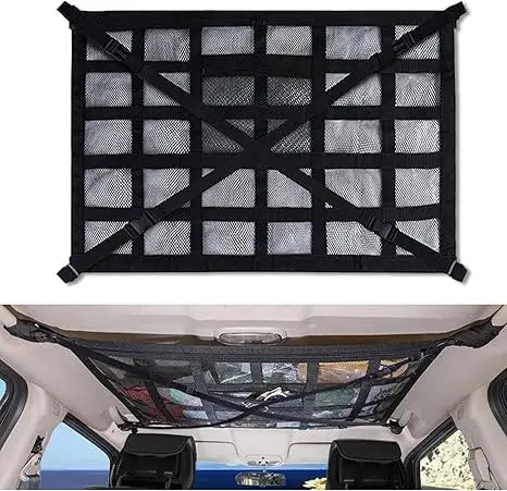 Car Roof✨ Strong Storage Net🎗️Organize your life and your car with this Quality made Car Roof Organizer!