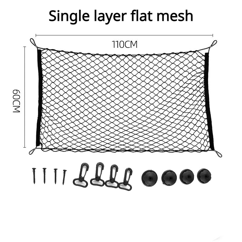 Car Trunk Fence Pet Dog Isolation Protective Net Sturdy Durable Elastic Isolation Nets Pets Safety Fence for Any Vehicle
