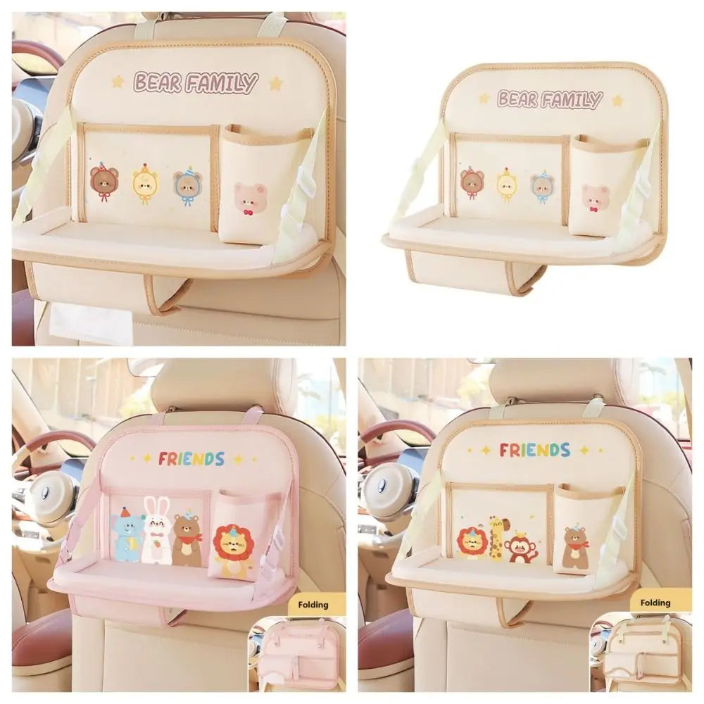 Food Tray Car Back Seat Tray Folding Save space Foldable Car Backseat Table Durable Waterproof Car Work Dining Table