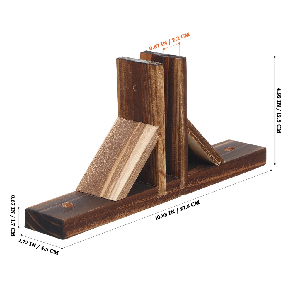 2 Pcs Plant Stands Fence Supplies Garden Lawn Fixed Support Holder Wooden Privacy Screening Fences Base Supply Accessories Baby