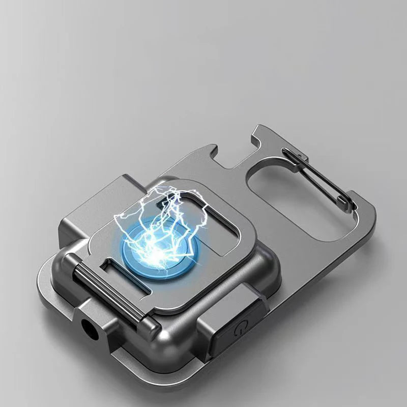 2025 LED Flashlight 1000LM USB Rechargeable COB Work Lights IPX4 Waterproof Keychain Light Lantern for Outdoor Camping Hiking