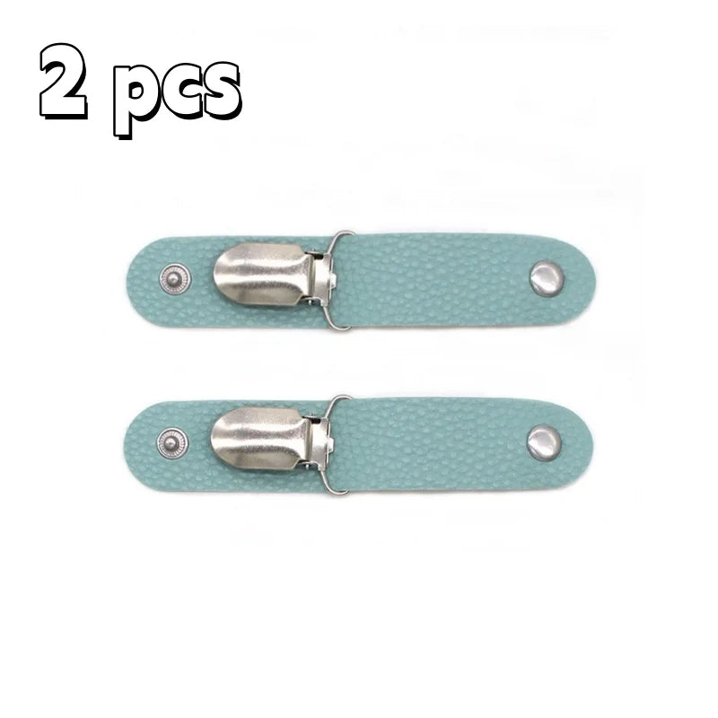 Travel Leather Hat Clip Outdoor Backpack Luggage Storage Bag Leather Hat Clip Multifunctional Straw Hat Clip Hat Accessories