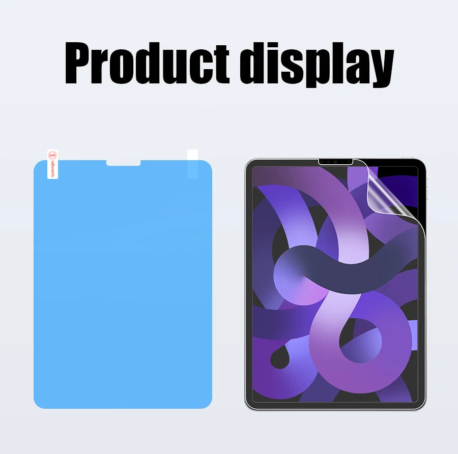 2PCS Paper Film Like For Ipad 10 10th Pro 13 M4 12.9 2025 Screen Protector For Ipad Air 11 5 4 M3 M2 A16 9th Generation Mini 6 7