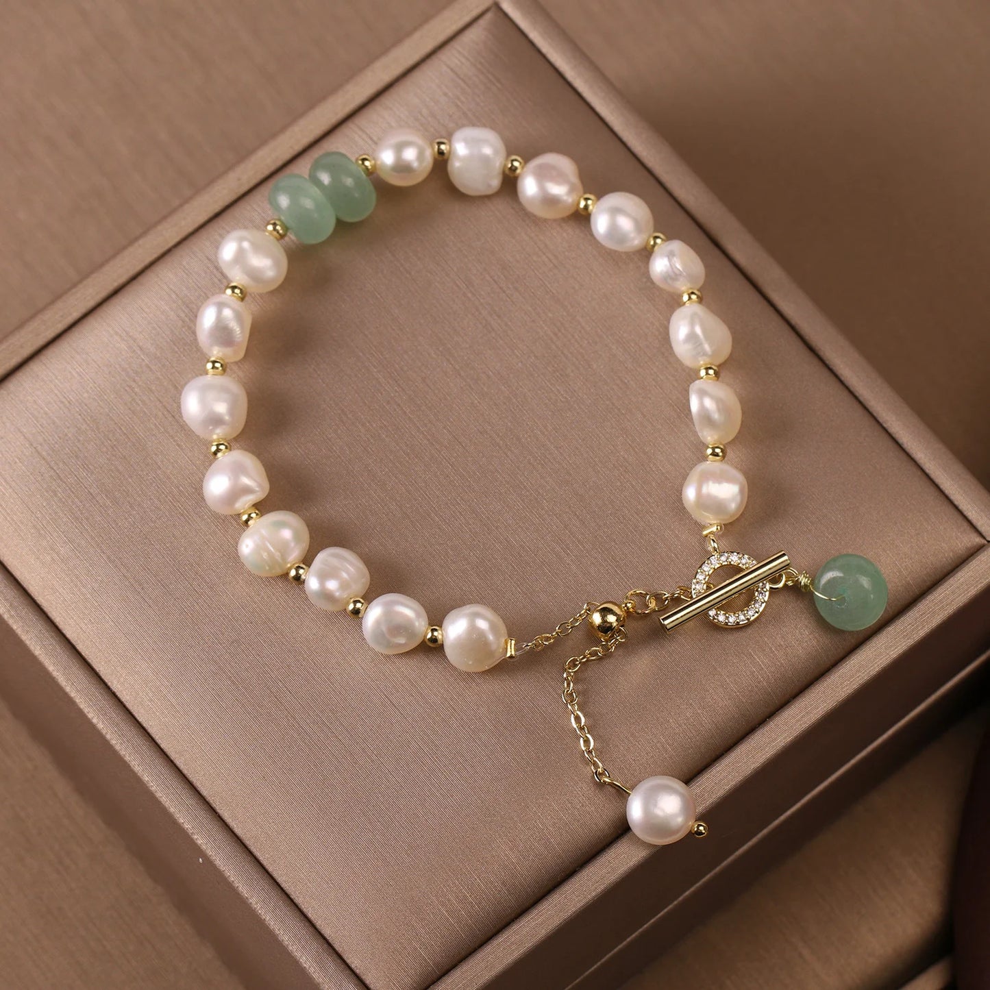 Trendy Imitation Pearl Bracelet Pendant Bracelets For Women Charm Adjustable High Quality Fashion Party Jewelry Gift