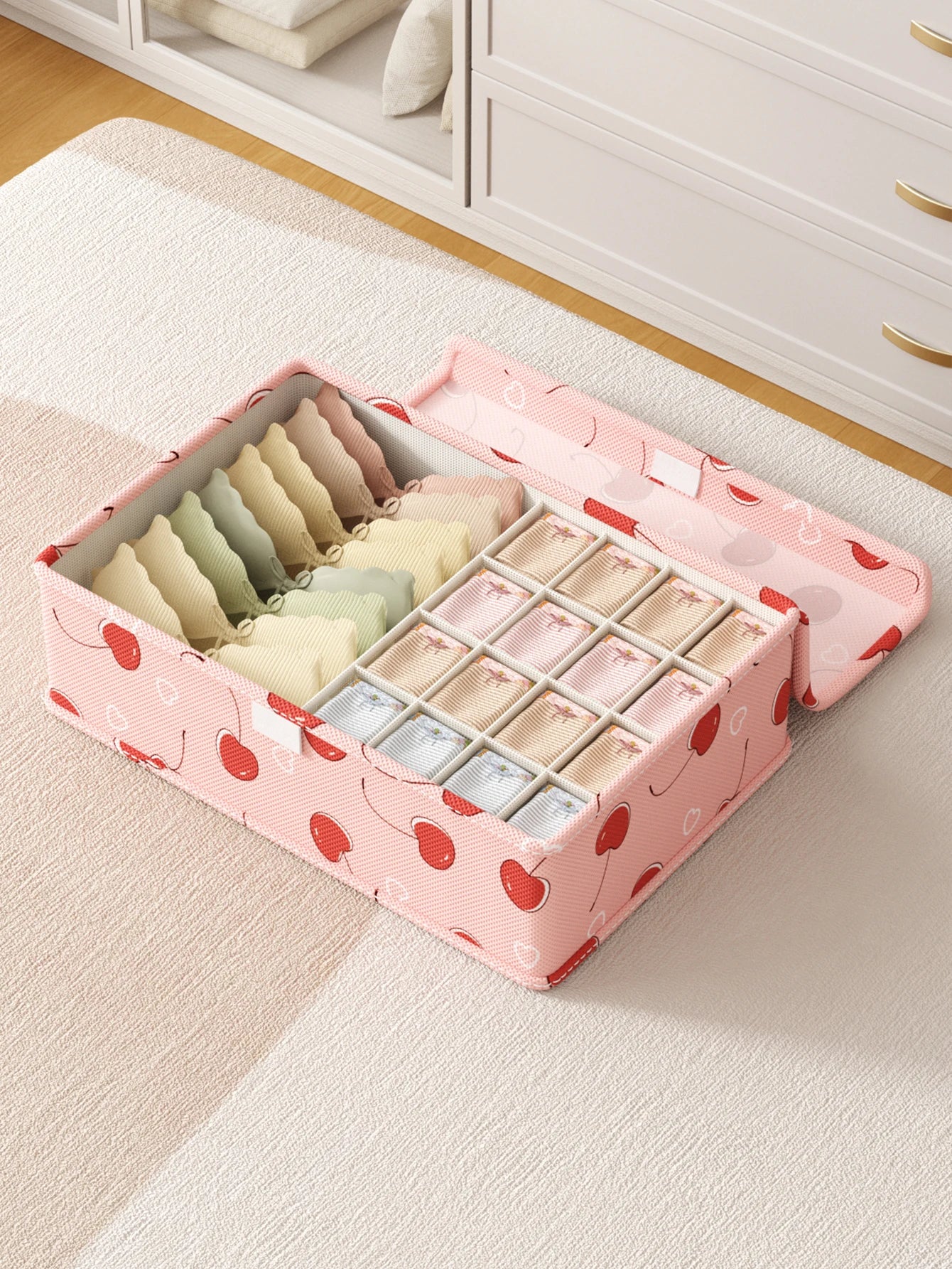 Portable underwear sock organizer Underwear sock sorter Underwear underwear divider Drawer organizer Closet bedroom organizer