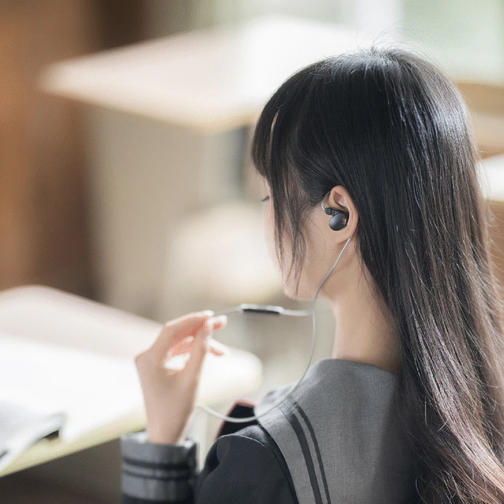 Moondrop Chu II DSP 10mm High-performance Dynamic Driver IEMs Earphones Wired Earbuds TYPE-C With Mcrophone Earphone