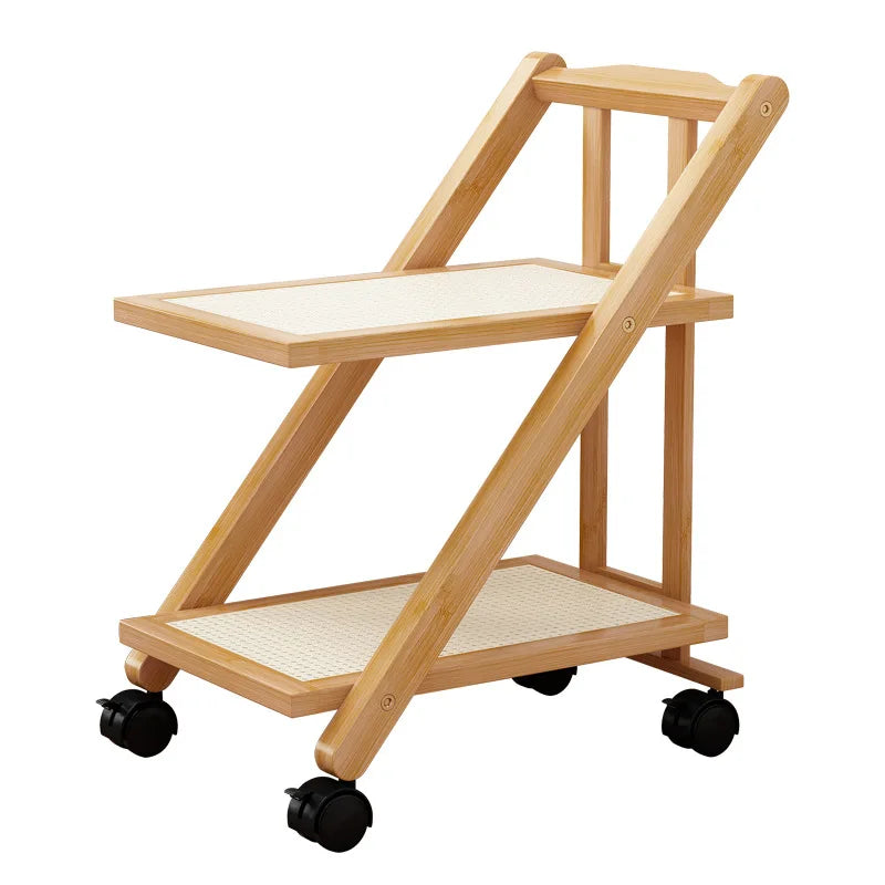 Multifunctional Foldable Storage Holders Multilayer Household Landing Organizer Indoor Mobile Night Table Living Room Furniture