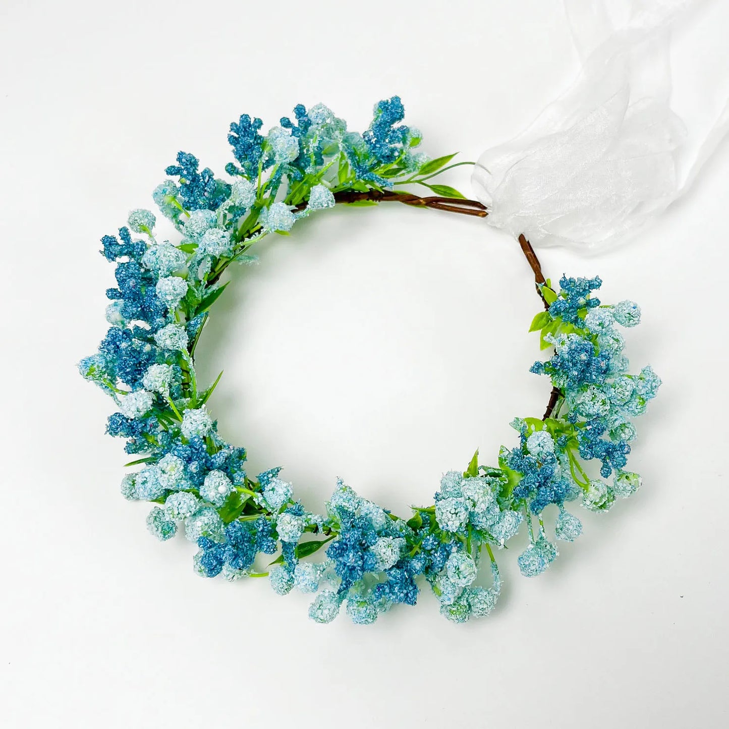 Breathable White Flower Crowns Tiaras Hairbands Romantic Sweet Gardland Women Wedding Hair Accessories for Bride Bridesmaids