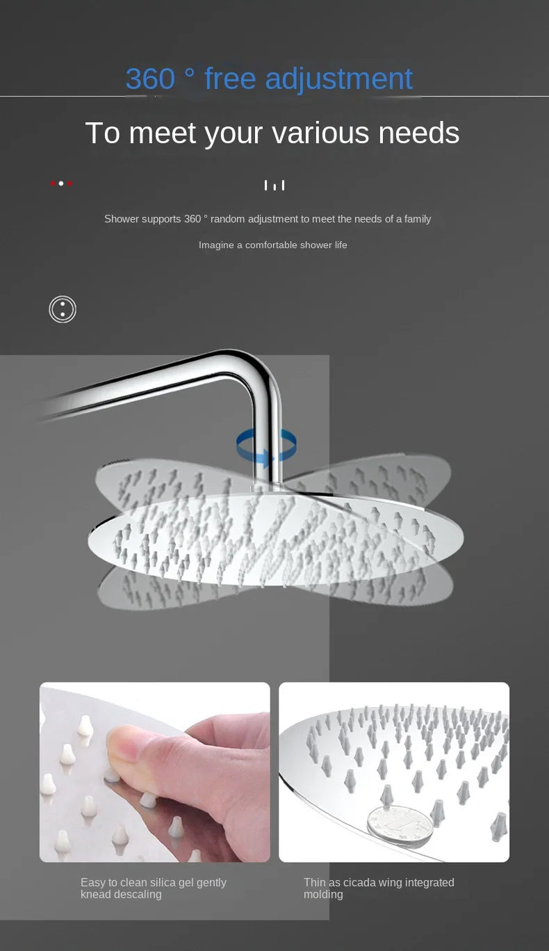 Pressure boosting showerhead showerhead, top spray water heater, shower showerhead, shower showerhead