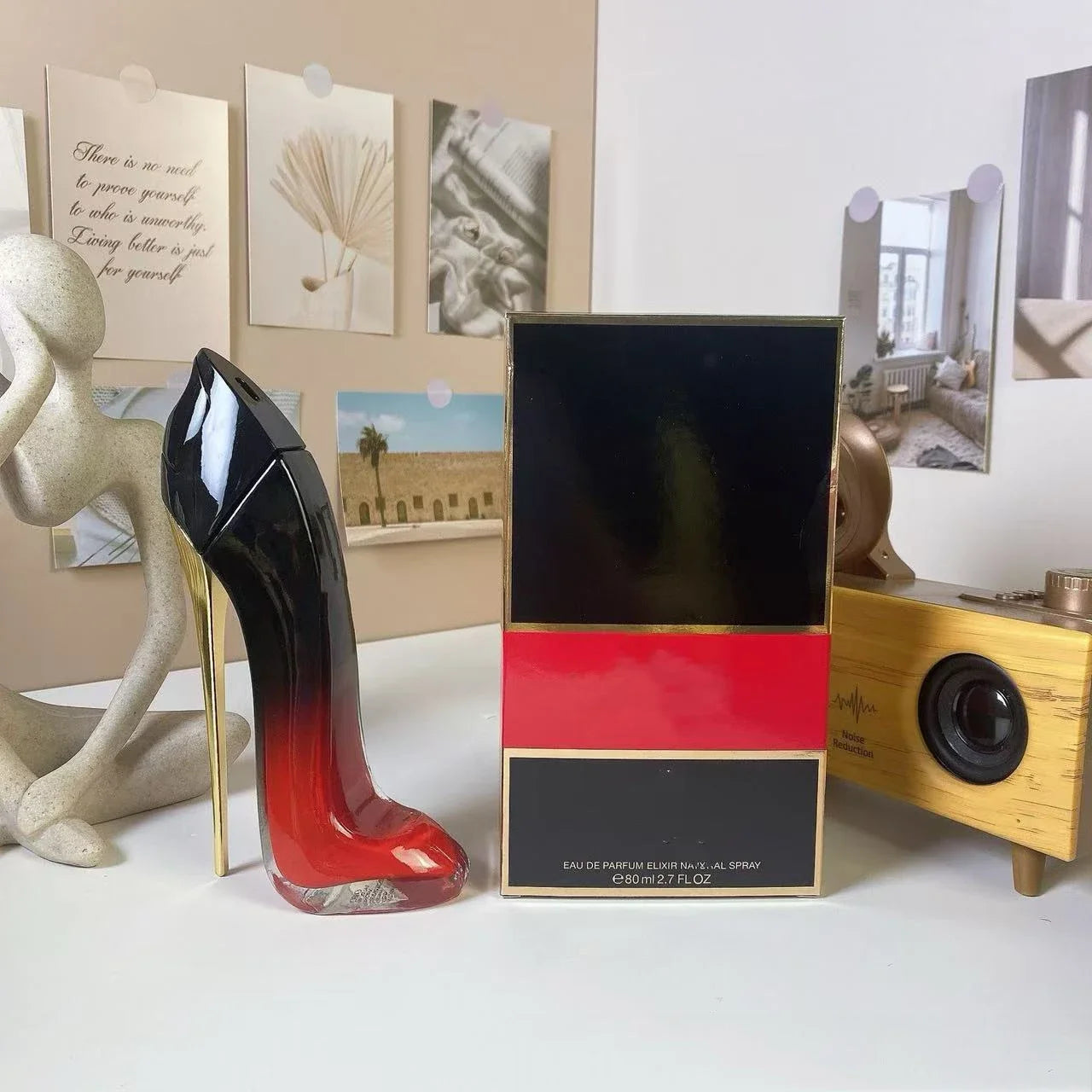New Women's Luxury Floral Elegant High Heel Bottle Design Lasting Fragrance Sexy spray Fashion Deodorant perfume