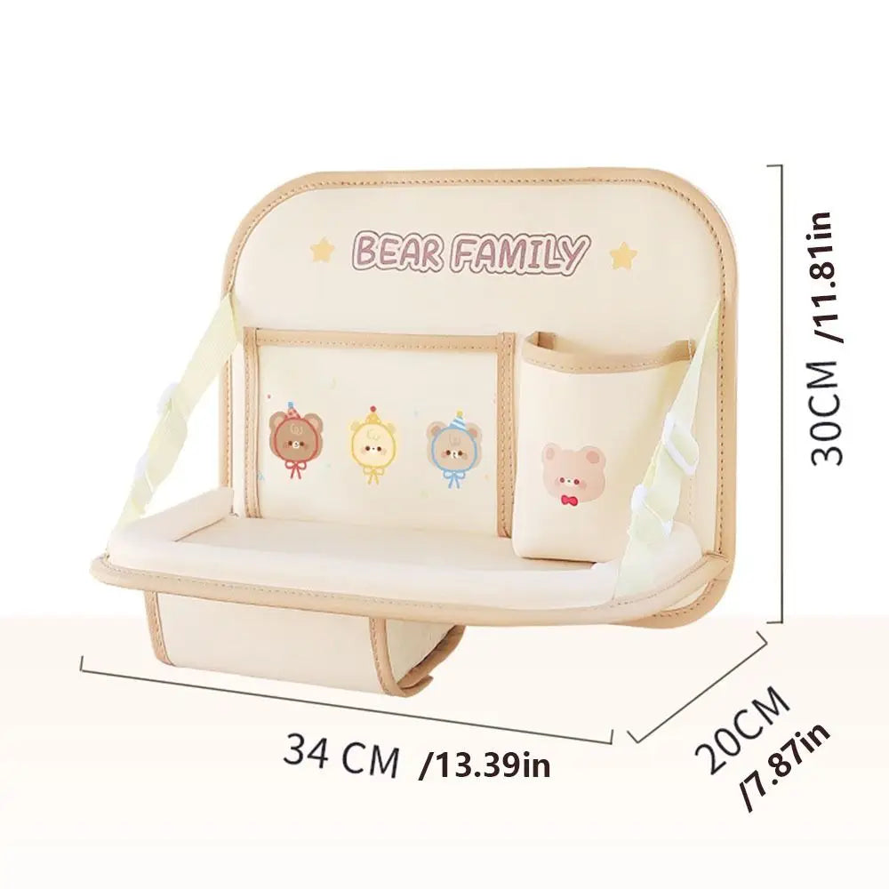 Food Tray Car Back Seat Tray Folding Save space Foldable Car Backseat Table Durable Waterproof Car Work Dining Table