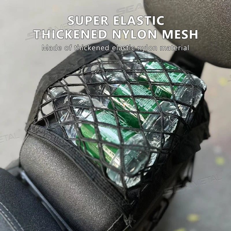 (Storage Net) 🔗 High Elastic ✨ 3 Connects For Personal Use, Cars, Bicycle's, Motorcycles, Scooters, etc.