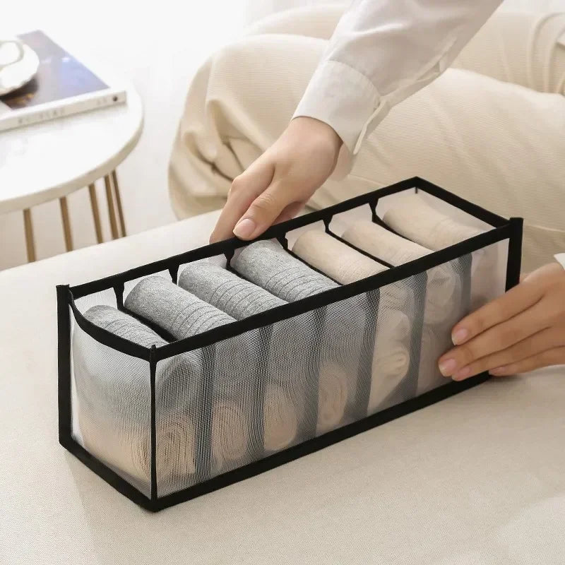 Underwear Drawer Organizer Storage Box Foldable Closet Organizers Drawer Divider Storage Boxes For Underpants Socks Bra