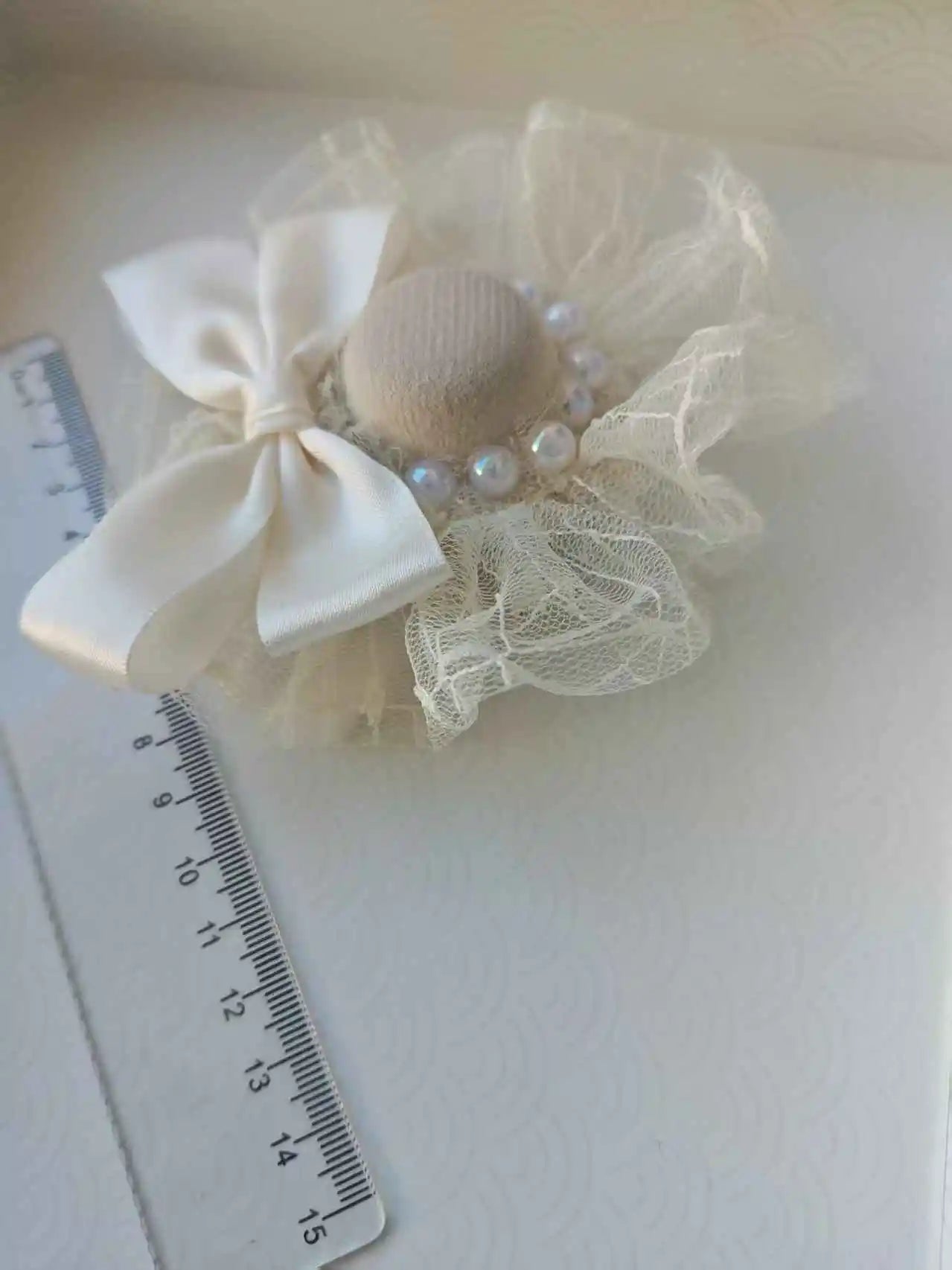 Pet Hair Clip Fashion  Bow Hat Hairpin Puppy Photography Wedding Accessories Hat Headwear Hairpin Puppy Dog Supplies