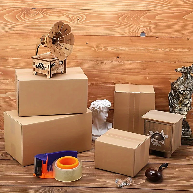 10pcs Shipping Boxes & 4.13 × 5.12 × 8.27 inch shipping corrugated cardboard boxes, kraft paper shipping boxes-for shipping pack