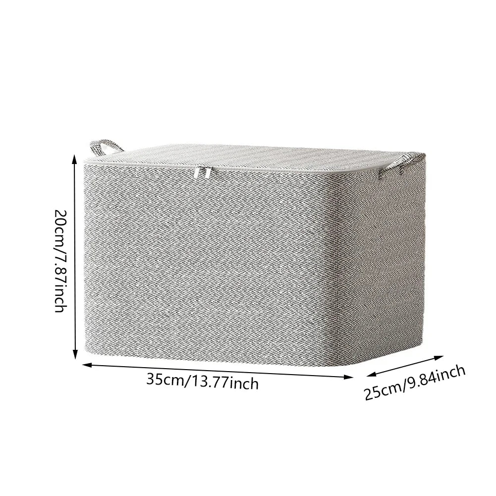 30/110/150/220L Storage Box Foldable Clothing Organizer Large Capacity Household Quilt Storage Bag Clothes Folding Closet