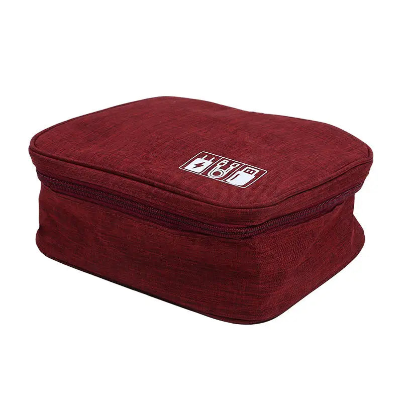 Cable Storage Bag Organizer Digital Electronic Organizer Portable USB Data Line Charger Plug Storage Bags Travel Cable Organizer