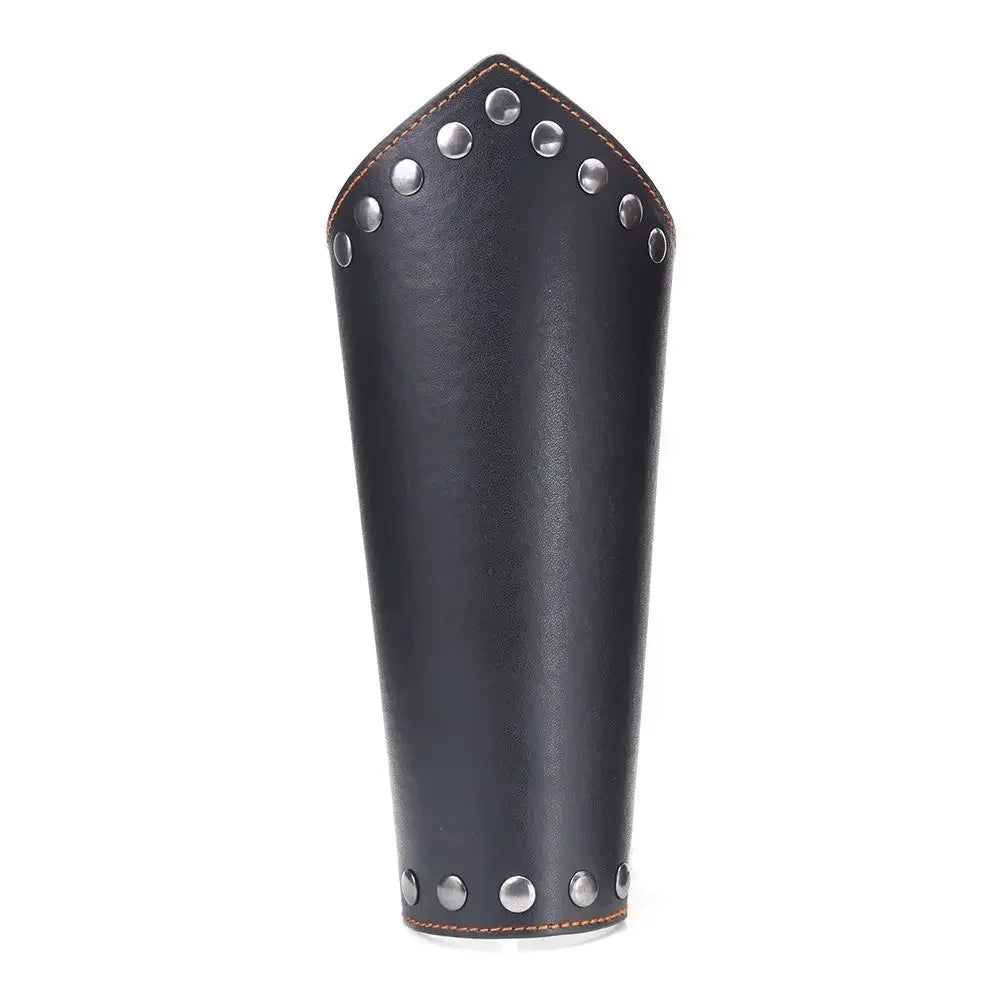 Sports Accessories Leather Archery Arm Guard Punk Gauntlet Viking Bracer Black Brown Safe Strap Men Women