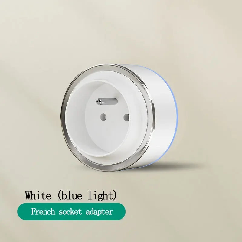 EU US Universal Home Room Movable Power Rail Sliding Track Socket With LED Human Body Induction Light Desktop Mobile Socket