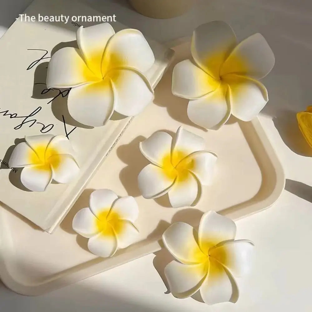 Korean Style Simulation Flower Hair Clip Bohemian Style Seaside Vacation Headwear Flower Hairpin Female Hair Accessories