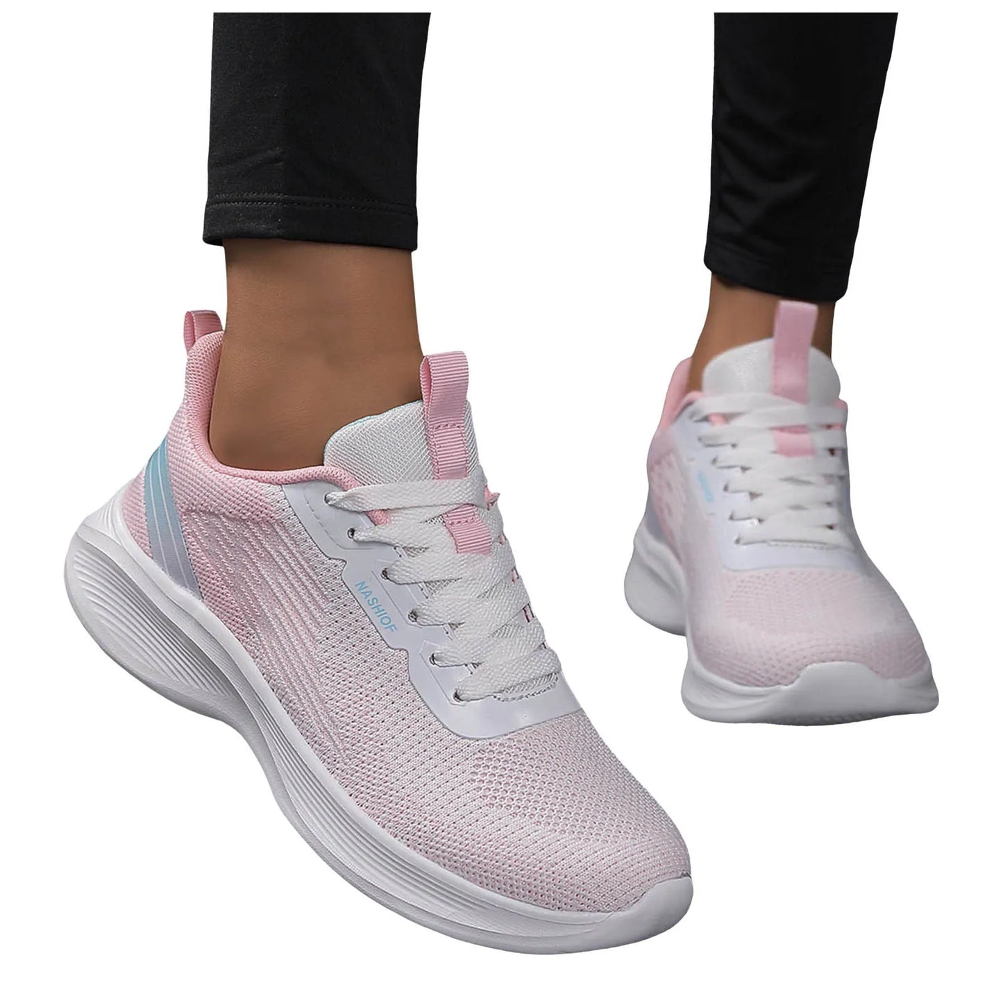 Fresh Foam Sneaker Women'S Women Sports Shoes Fashionable New Pattern Mesh Breathable And Comfortable Wedgie Sneaker For Women